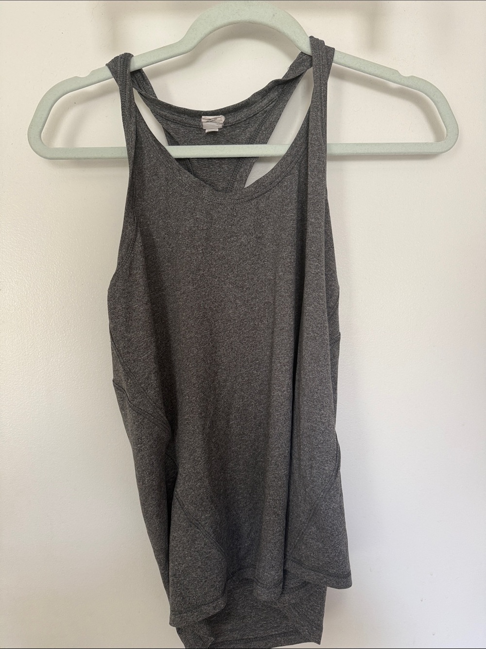 Yogalicious Charcoal Gray Racerback Tank
